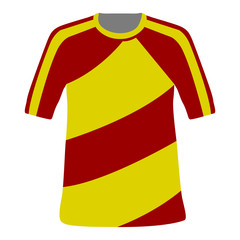 Isolated sport shirt
