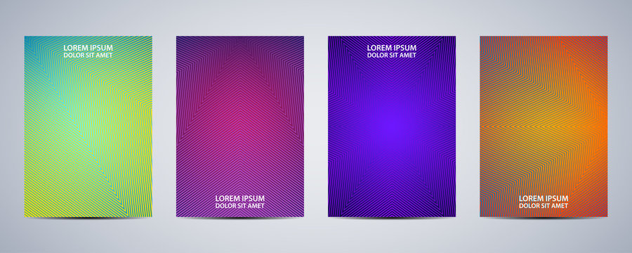 Minimal abstract covers design. Poster background. Vector illustration.