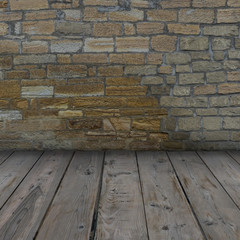 rustic emty room for background with texture and structure