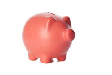 piggy bank isolated on white