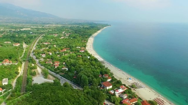 Beautiful sea beach with clear water