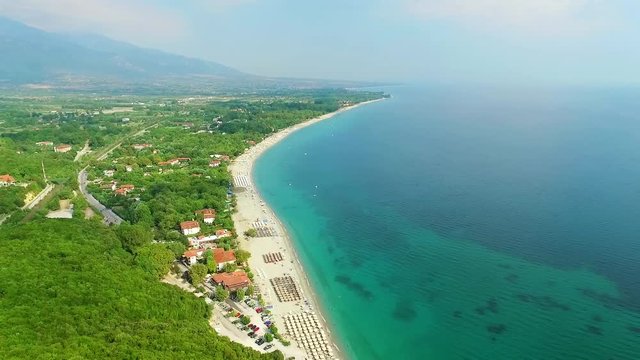 Beautiful sea beach with clear water