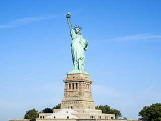 Naklejka premium Statue of Liberty - Liberty Island, New York Harbor, NY, United States, USA