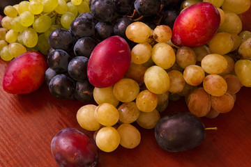 Ukrainian grapes and plums II