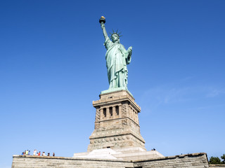 Fototapeta na wymiar Statue of Liberty - Liberty Island, New York Harbor, NY, United States, USA