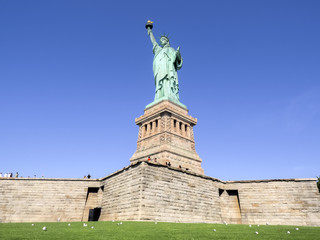 Fototapeta premium Statue of Liberty - Liberty Island, New York Harbor, NY, United States, USA