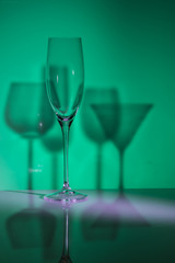 Glasobjekte im Close-Up