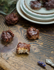 Banana and peanut butter sweets