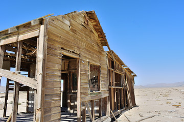 Ruined house in the desert