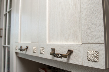 Cabinet drawers in the kitchen