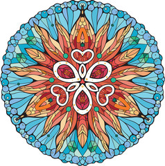 Mandala style image (part 3).