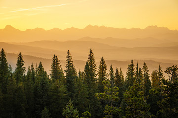 Sunset at Southern part of Alberta, Canada