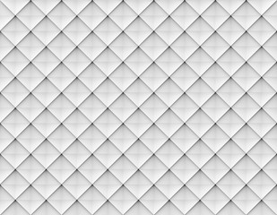 3d illustration. Luxurious abstract  white square texture background