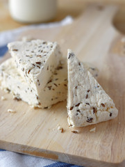 Cottage cheese with cumin