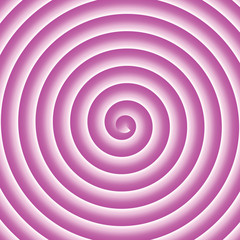 Pink and white spiral vector background.