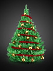 3d Christmas tree