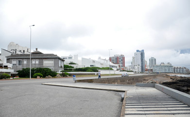 Punta del leste sidewalk 