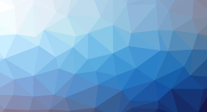 Abstract modern polygonal background based on geometric shapes of triangles of different sizes