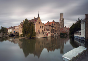 Fototapeta na wymiar Bruges canal