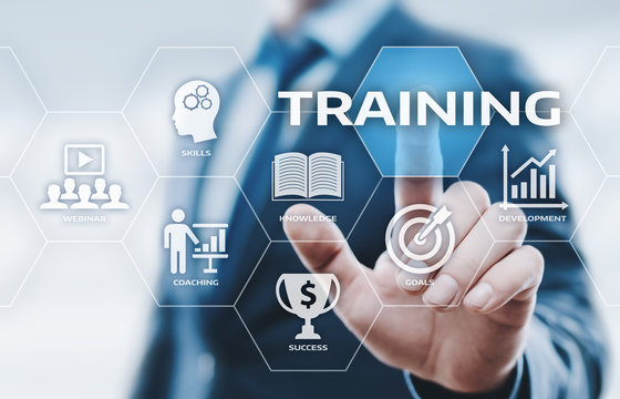 Training Webinar E-learning Skills Business Internet Technology Concept