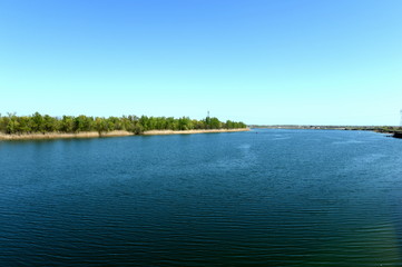 The Don River near the village of Romanovskaya, Rostov Region.