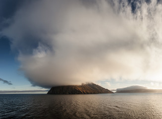 Bogoslova Island bird cliff colony, Russia