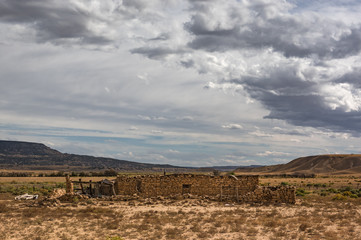 Naklejka premium Old House in New Mexico