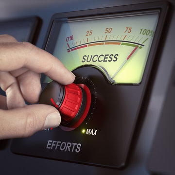 Working Hard to Succeed, Achieve Personal Goal