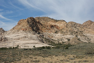 Fototapeta premium White Sandstone in Snow Canyon Utah State Park
