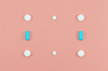 frame of pills