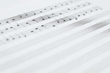 Fototapeta premium musical writing