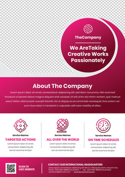 a creative professional A4 Flyer template