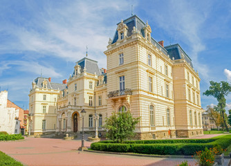 Naklejka premium Potocki Palace in city Lviv, Ukraine