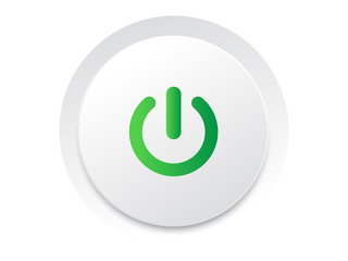 Simple circle play UI switch button vector vector format.