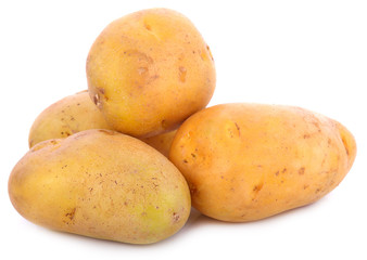 Potato isolated on white background