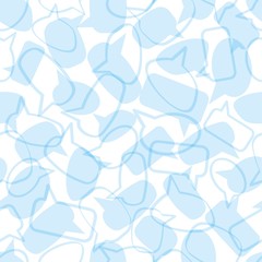 blue speak bubbles seamless pattern