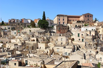 Italy, Basilicata: View of Matera.