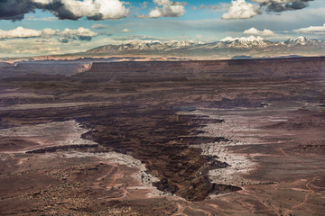 Canyonlands National Park Island in the Sky Trail Hike Landscape
