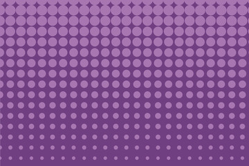 Abstract monochrome halftone pattern. Comic background. Dotted backdrop with circles, dots, point. Purple, lilac color