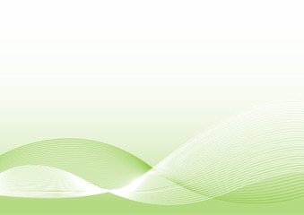 The Green wave vector Abstract background
