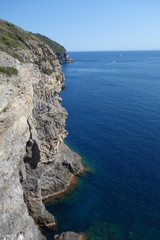 Falaise, Mer Méditerranée, France