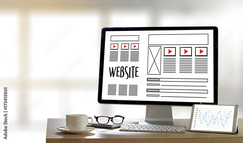 Poster web design layout sketch drawing software media www and graphic layout website development project