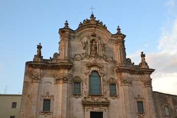 Fototapeta na wymiar Matera - Chiesa di San Francesco d'assisi