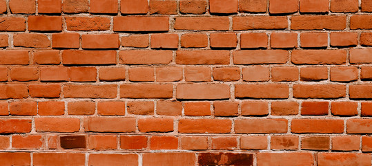 Vintage Red brick wall Background