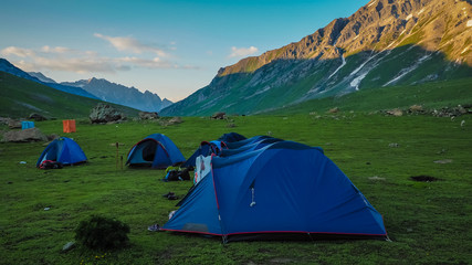 Beautiful mountain landscape of Sonamarg, Jammu and Kashmir state, India