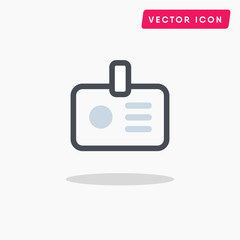 Identity card icon