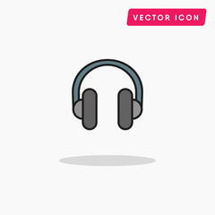 Headphone vector icon
