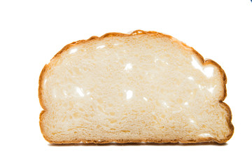 slices of bread sliced