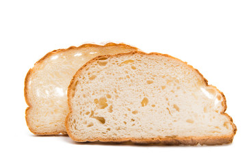 slices of bread sliced