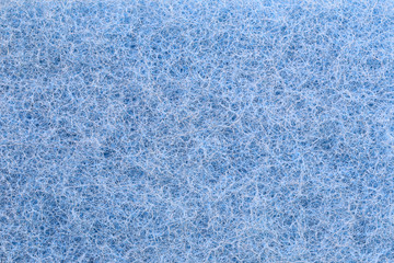 Blue Plastic fibers Texture background.